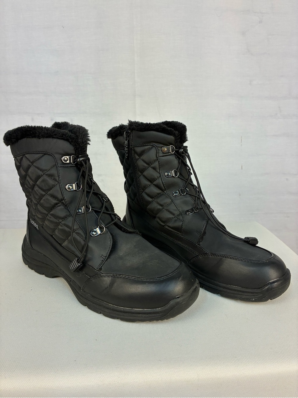 Totes Quilted Winter Boots 11